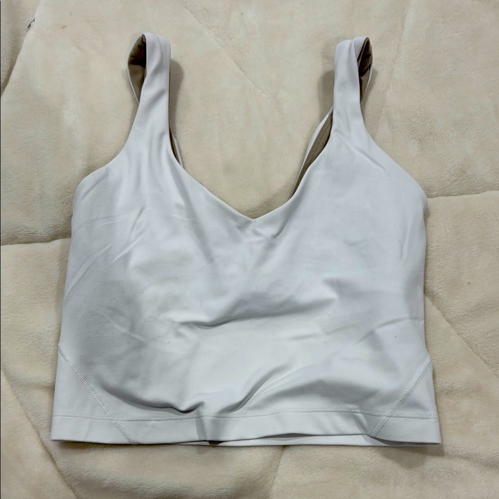 White V-Neck Crop Top lululemon